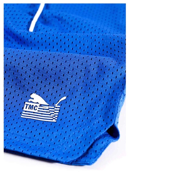PUMA X TMC EVERYDAY HUSSLE MESH SHORTS: Royal Blue - Picture 2 of 2